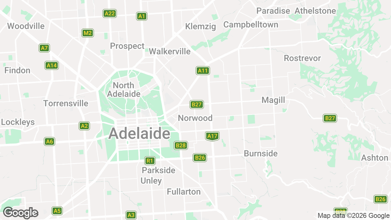 Map of Adelaide
