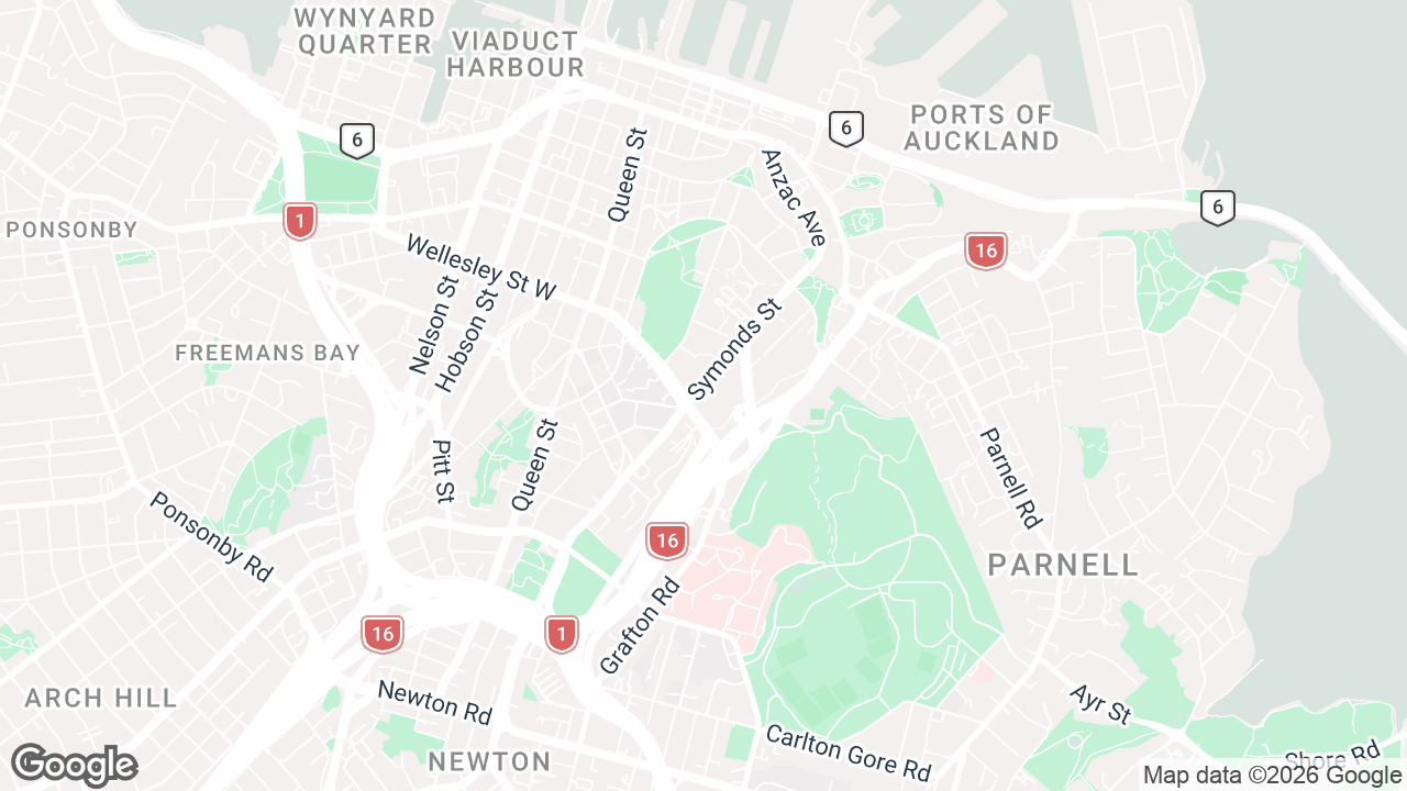 Map of Auckland