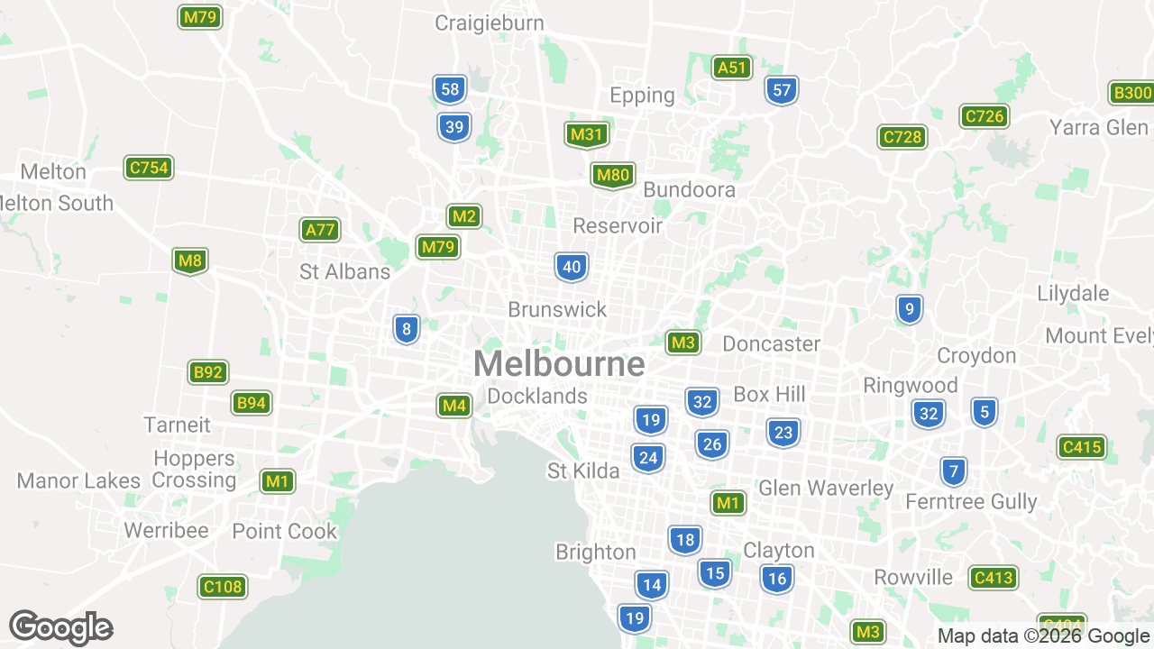 Map of Bundoora