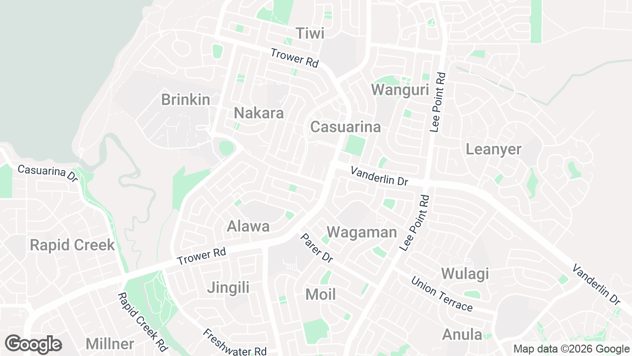 Map of Darwin