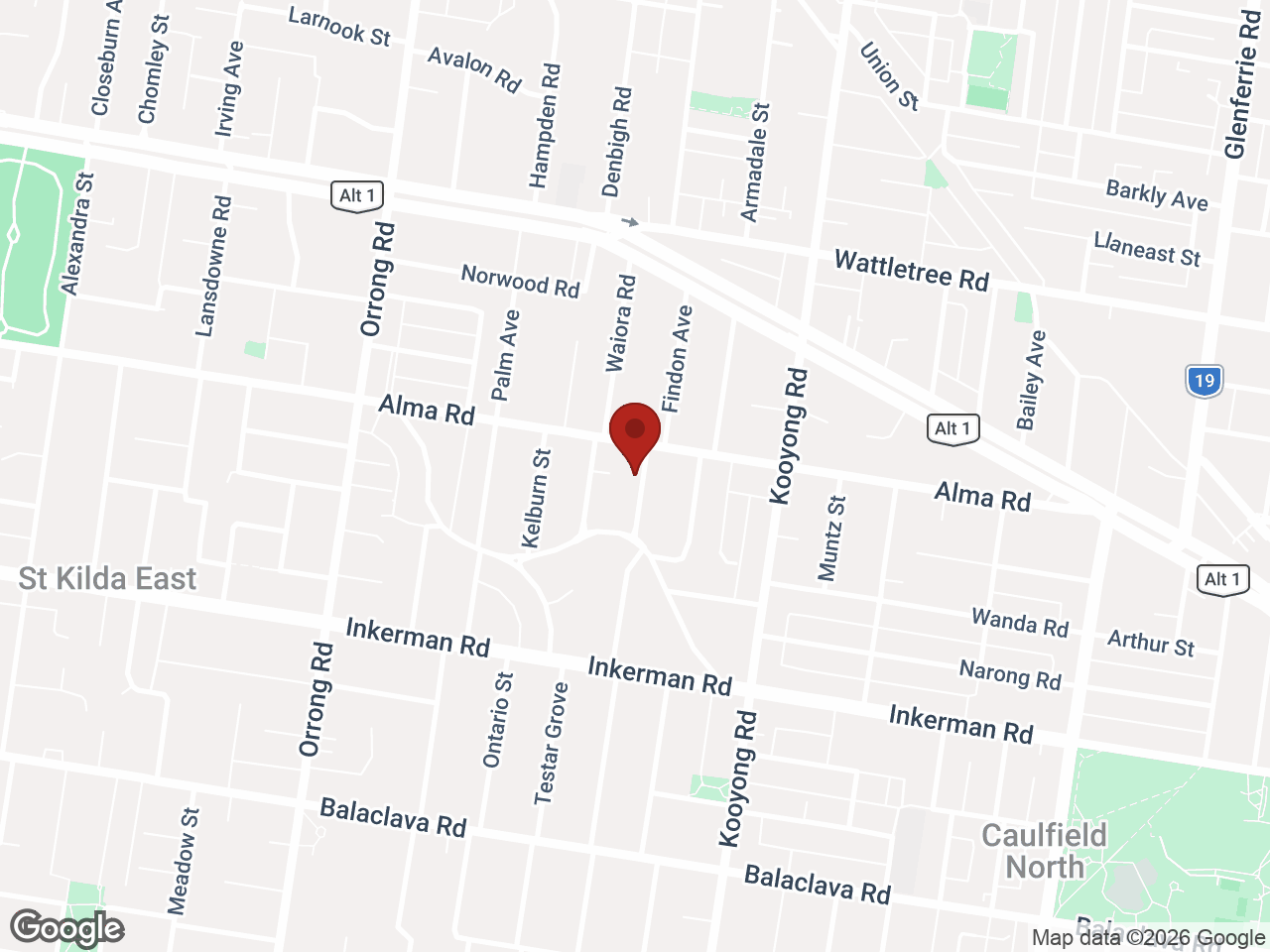 Map showing Student Living On Cobden, North Melbourne